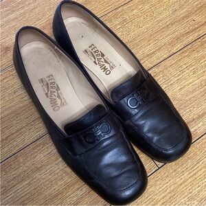 Salvatore Ferragamo brown vintage leather flats size 8.5 women’s